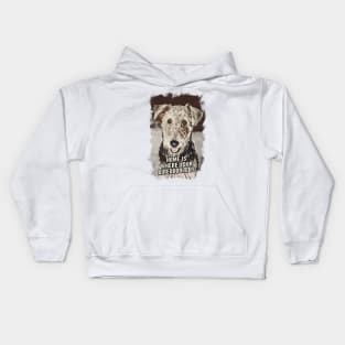 Airedoodle Dog Owner Quote Kids Hoodie